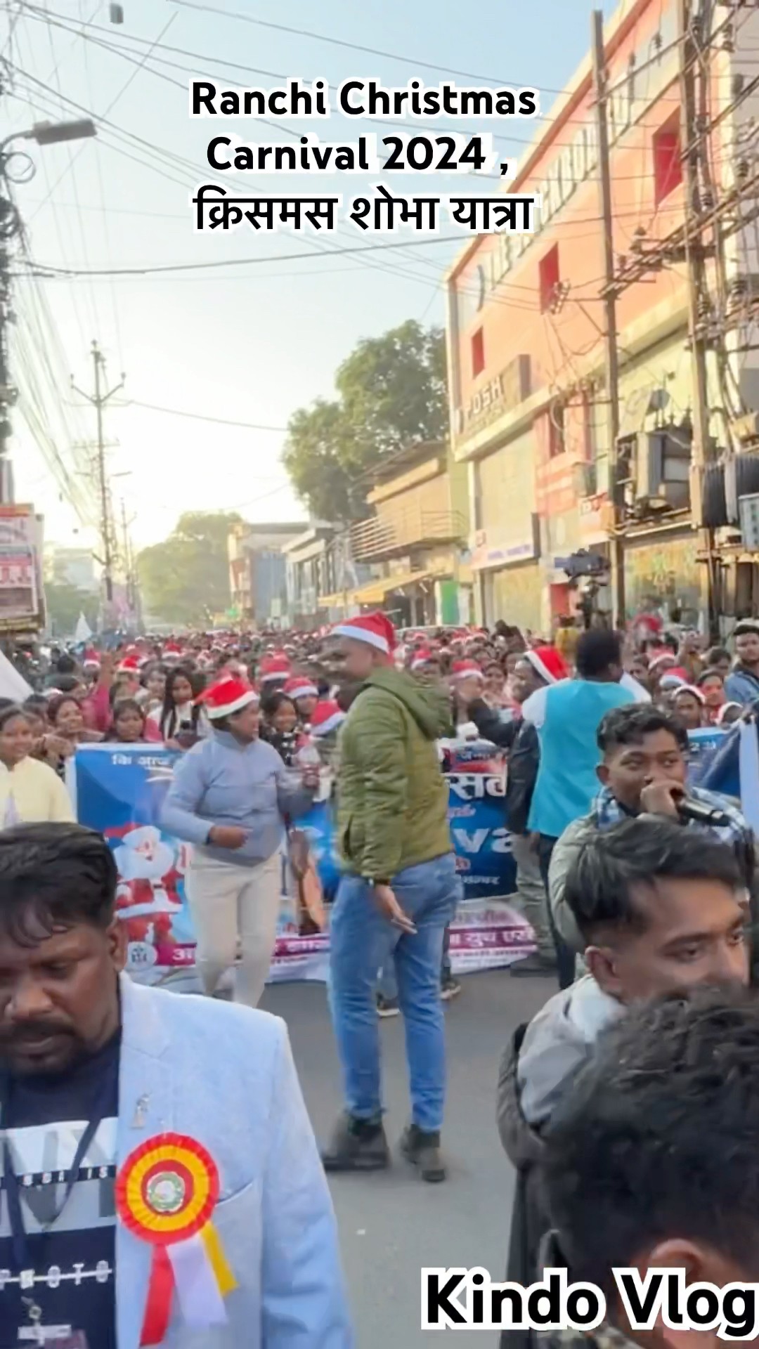 Ranchi Christmas Carnival 2024 , क्रिसमस शोभा यात्रा/video80